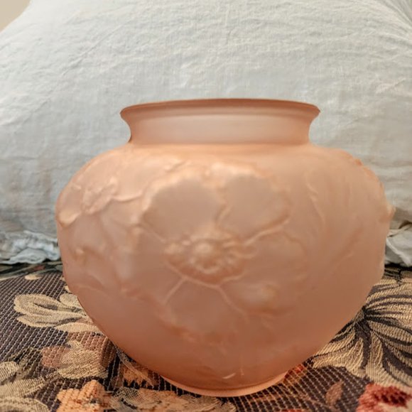 Tiffin Pink Glass Vase - Picture 2 of 7